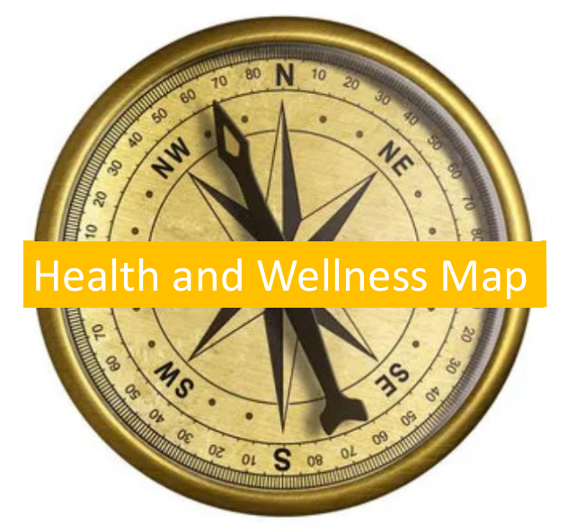 Health and Wellness Map Compass